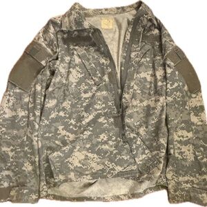 Men's Military Field Jacket in Digital Camo Gray